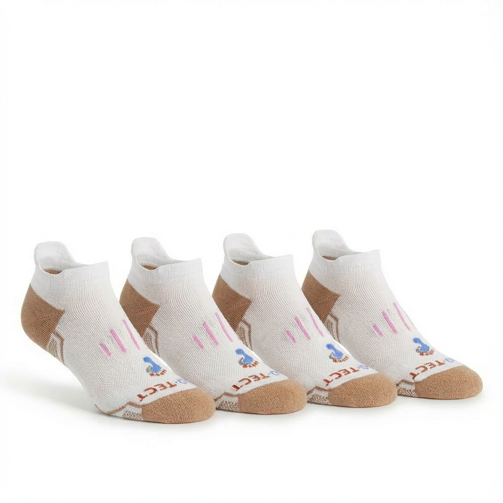 Women's No Show Athletics Socks - 2 Pairs