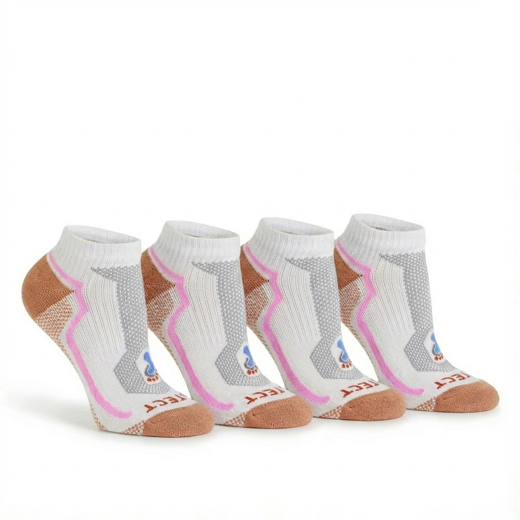 Women's Low Cut Athletics Socks - (2) Pack