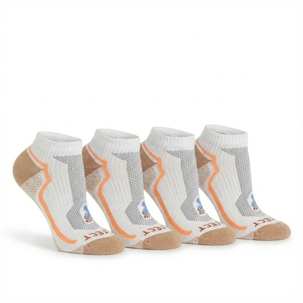 Women's Low Cut Athletics Socks - 2 Pairs
