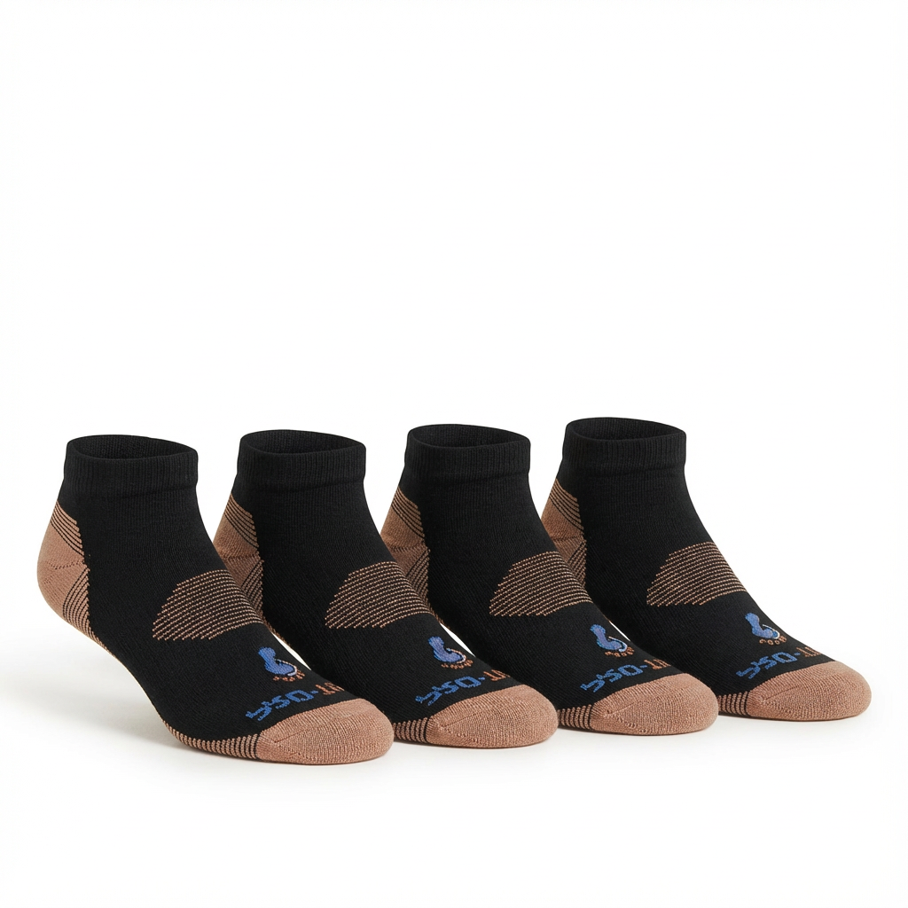 Low Cut Diabetic Socks - 2 Pairs