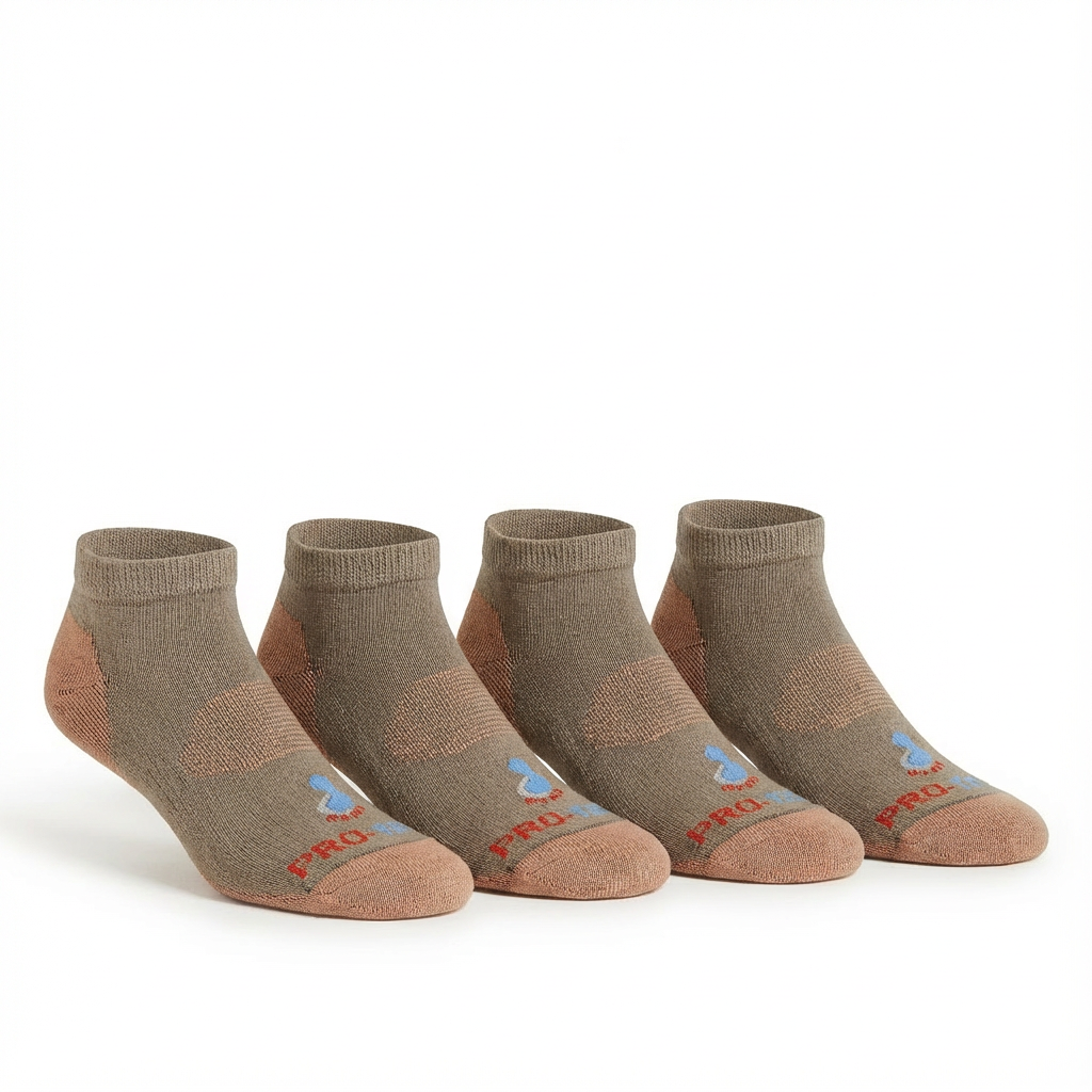 Low Cut Diabetic Socks - 2 Pairs