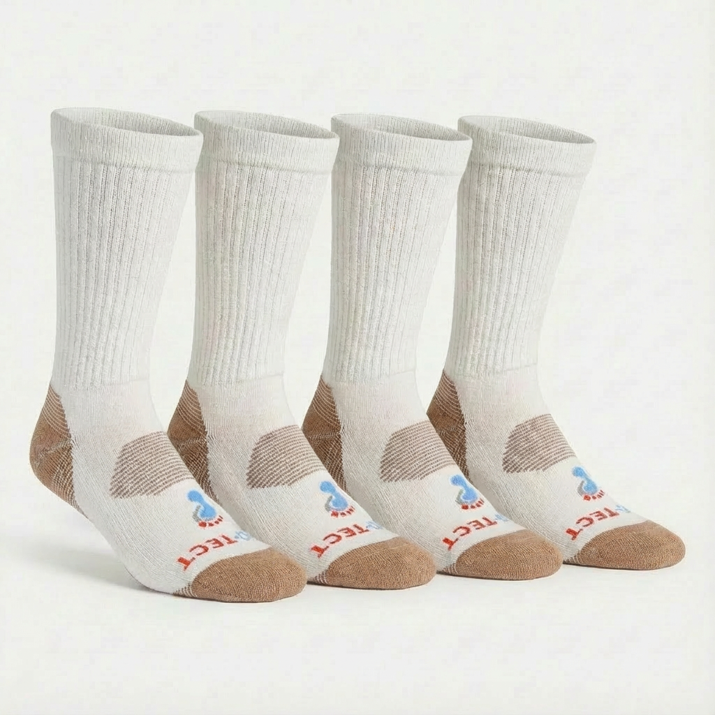 Crew Cut Diabetic Socks - (2) Pack