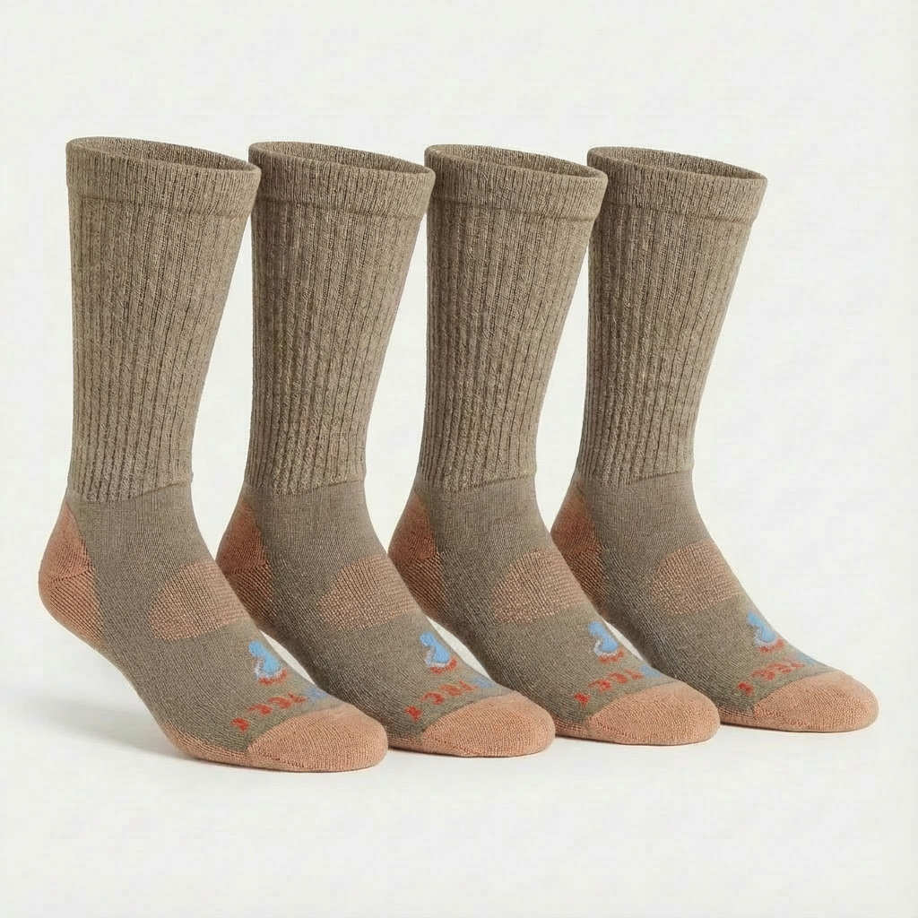 Crew Cut Diabetic Socks - (2) Pack