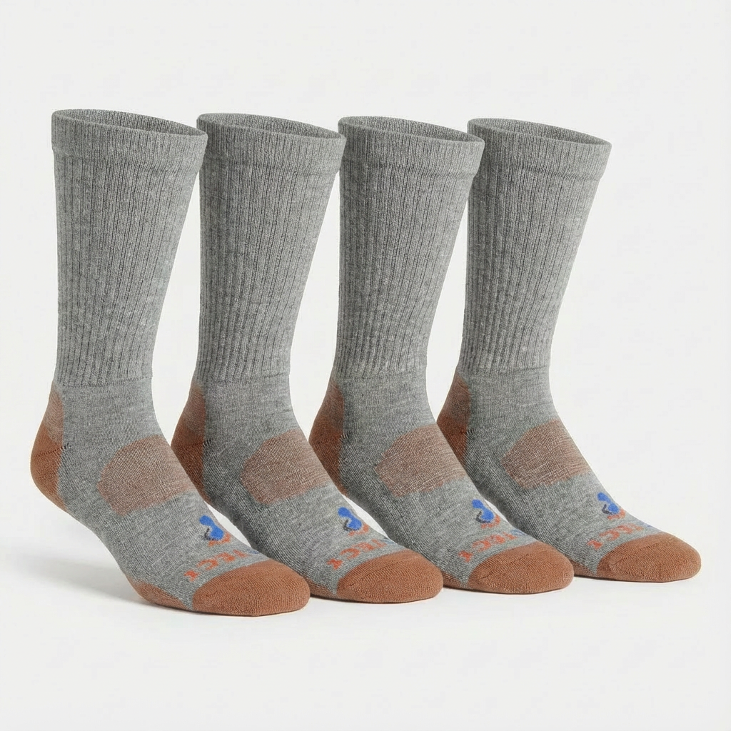 Crew Cut Diabetic Socks - (2) Pack