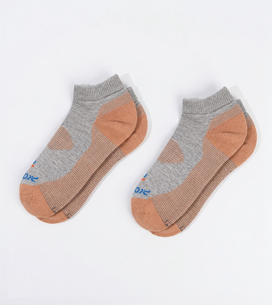 Low Cut Diabetic Socks - 2 Pair Pack - Grey Heather - 2 Pair Pack