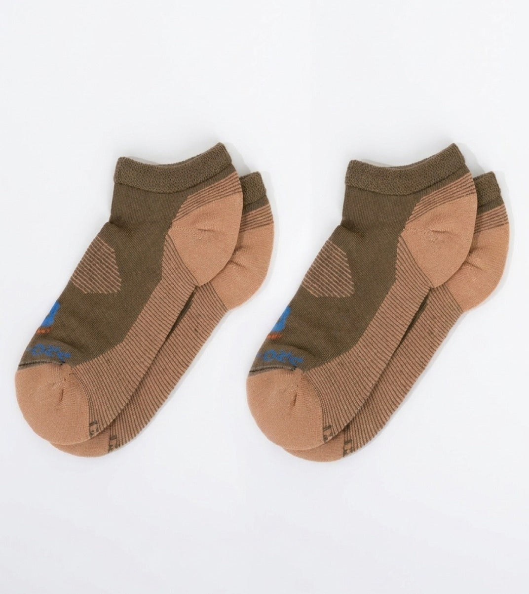 Low Cut Diabetic Socks - 2 Pair Pack - Khaki - 2 Pair Pack
