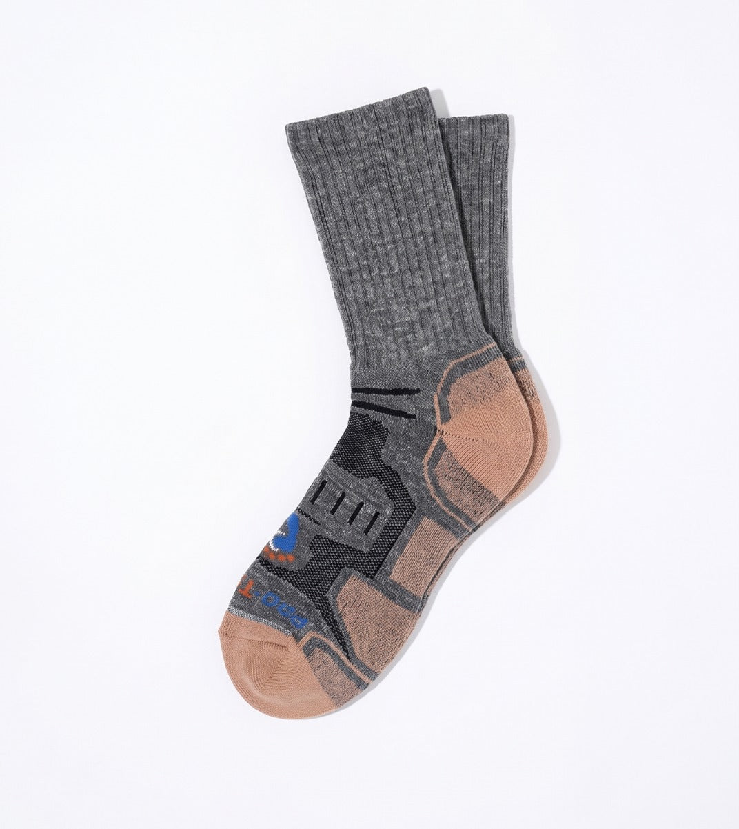 Quarter Cut Hiking Socks (Men) - Grey/Black - 1 Pair Pack